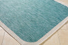 Livabliss Miami Beach MBH-2303 Aqua Area Rug Corner Shot