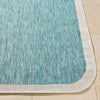 Livabliss Miami Beach MBH-2303 Aqua Area Rug Angle