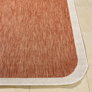 Livabliss Miami Beach MBH-2305 Burnt Orange Area Rug Angle