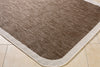 Livabliss Miami Beach MBH-2307 Dark Brown Area Rug Corner Shot
