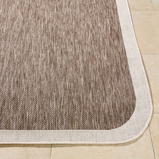 Livabliss Miami Beach MBH-2307 Dark Brown Area Rug Angle