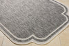 Livabliss Miami Beach MBH-2310 Charcoal Area Rug Corner Shot