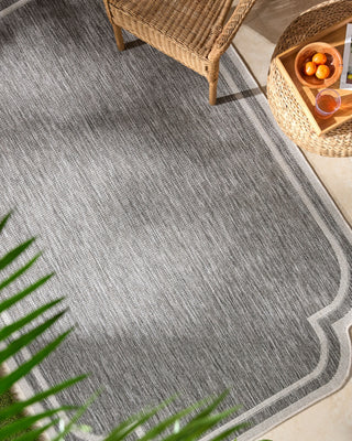 Livabliss Miami Beach MBH-2310 Charcoal Area Rug Room Scene