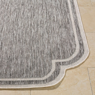 Livabliss Miami Beach MBH-2310 Charcoal Area Rug Angle