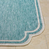 Livabliss Miami Beach MBH-2311 Aqua Area Rug Angle