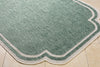 Livabliss Miami Beach MBH-2312 Medium Green Area Rug Corner Shot