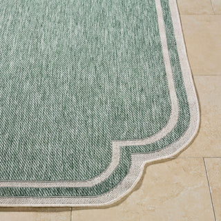 Livabliss Miami Beach MBH-2312 Medium Green Area Rug Angle