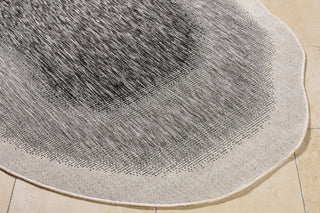 Livabliss Miami Beach MBH-2316 Charcoal Area Rug Corner Shot