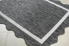 Livabliss Miami Beach MBH-2319 Black Area Rug Corner Shot