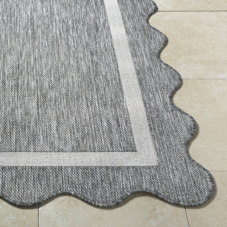 Livabliss Miami Beach MBH-2322 Charcoal Area Rug Angle