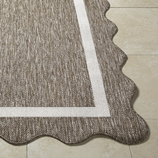Livabliss Miami Beach MBH-2323 Dark Brown Area Rug Angle