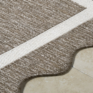 Livabliss Miami Beach MBH-2323 Dark Brown Area Rug Detail