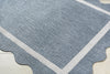 Livabliss Miami Beach MBH-2325 Blue Area Rug Corner Shot