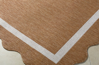 Livabliss Miami Beach MBH-2327 Rust Area Rug Corner Shot