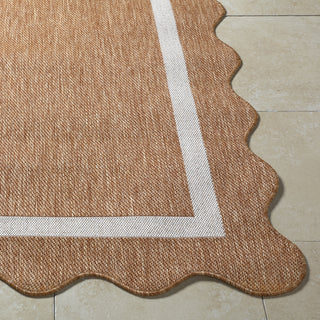 Livabliss Miami Beach MBH-2327 Rust Area Rug Angle