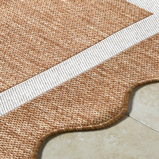 Livabliss Miami Beach MBH-2327 Rust Area Rug Detail