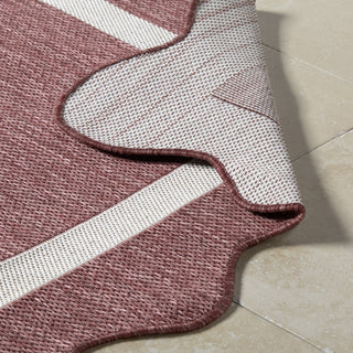 Livabliss Miami Beach MBH-2328 Burgandy Area Rug Pile