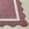 Livabliss Miami Beach MBH-2328 Burgandy Area Rug Angle