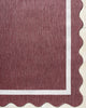 Livabliss Miami Beach MBH-2328 Burgandy Area Rug 