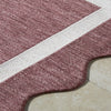 Livabliss Miami Beach MBH-2328 Burgandy Area Rug Detail