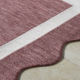 Livabliss Miami Beach MBH-2328 Burgandy Area Rug Detail