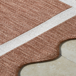 Livabliss Miami Beach MBH-2329 Rust Area Rug Detail