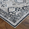 Feizy Macklaine 39FVF Silver/Black Area Rug