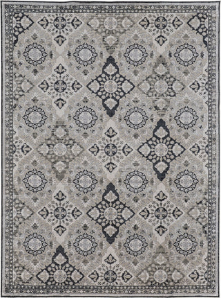 Feizy Macklaine 39FVF Silver/Black Area Rug