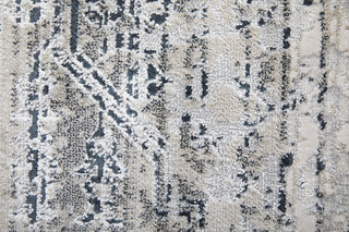 Feizy Macklaine 39LEF Taupe/Black/Ivory Area Rug