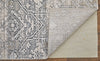 Feizy Macklaine 39LGF Ivory/Silver/Black Area Rug