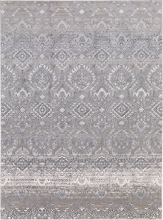 Feizy Macklaine 39LGF Ivory/Silver/Black Area Rug