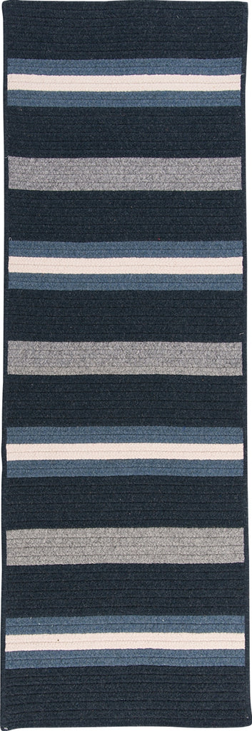 Colonial Mills Elmdale Runner MD29 Navy Area Rug