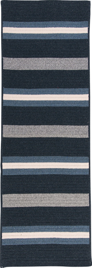 Colonial Mills Elmdale Runner MD29 Navy Area Rug