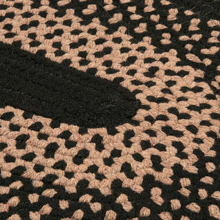 Colonial Mills Madison MD44 Jet Black Area Rug Closeup Image