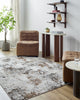 LIVABLISS Mood MDD-2329 Taupe Area Rug Room Scene Feature