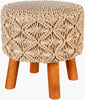 Surya Mandala MDL-004 Beige / Dark Brown Furniture main image