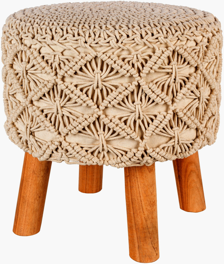 Surya Mandala MDL-004 Beige / Dark Brown Furniture main image