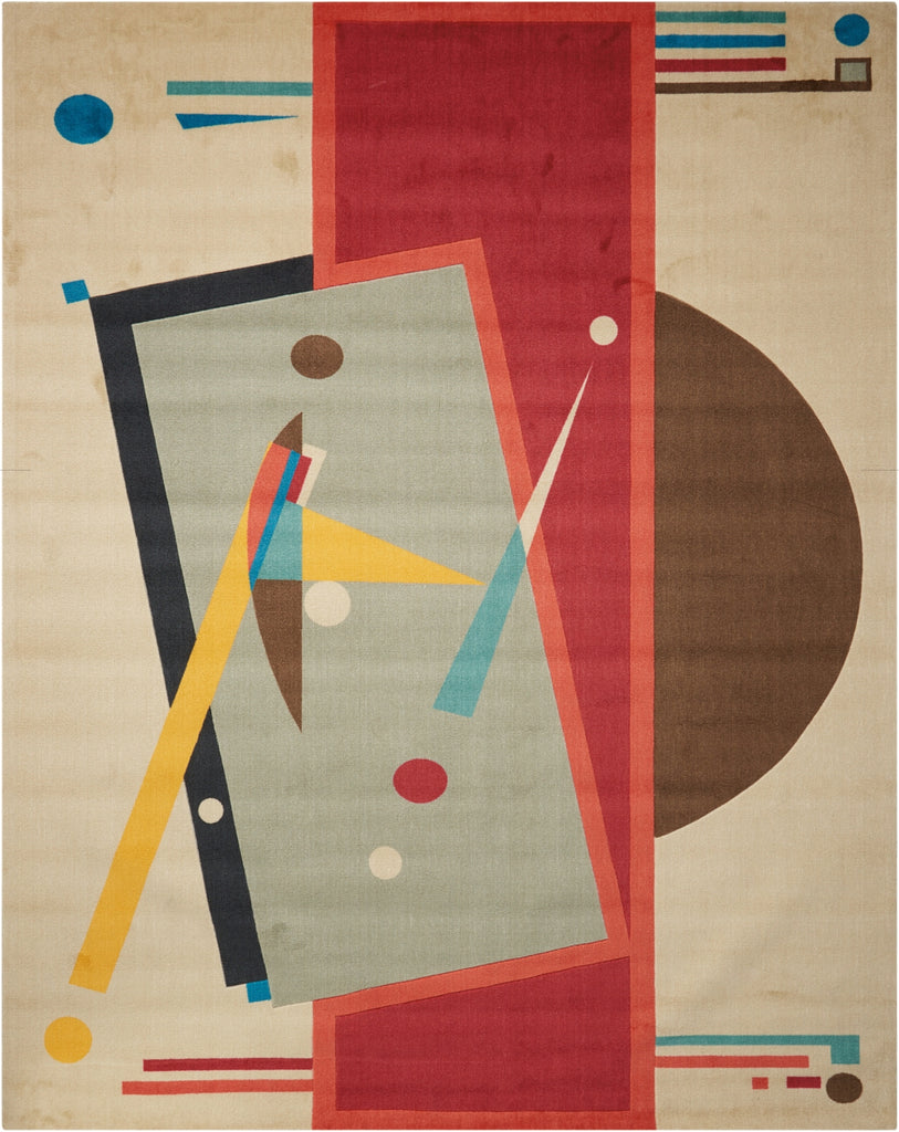 Nourison Modern Art MDR03 Sandstone Area Rug main image