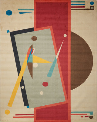 Nourison Modern Art MDR03 Sandstone Area Rug main image