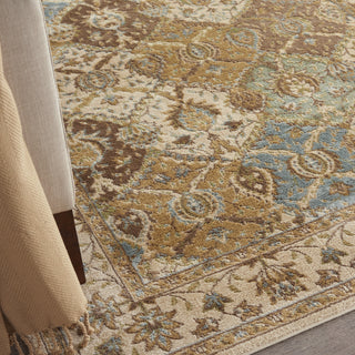 Nourison Modesto MDS04 Beige Area Rug Detail Image