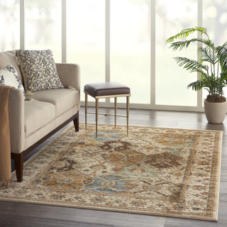 Nourison Modesto MDS04 Beige Area Rug Detail Image