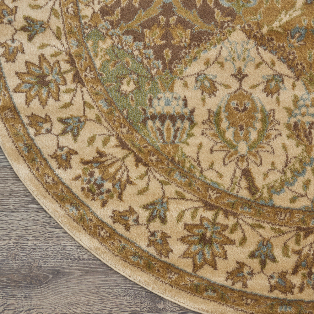 Nourison Modesto MDS04 Beige Area Rug Room Image Feature