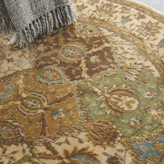 Nourison Modesto MDS04 Beige Area Rug Room Image Feature