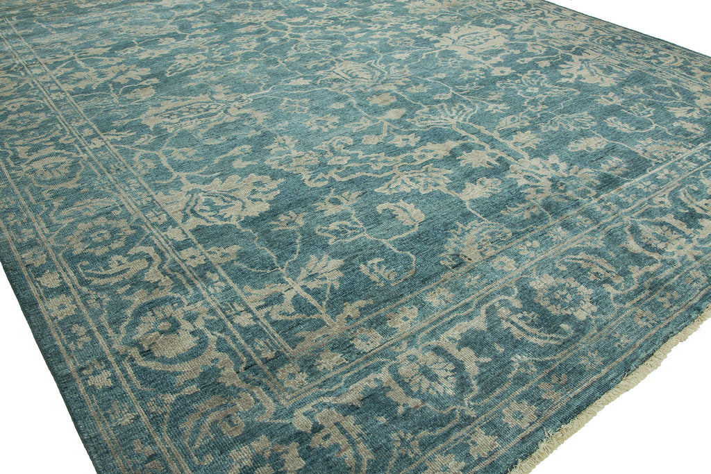 featured Ancient Boundaries Medes MED-186 Blue Area Rug Floor Image