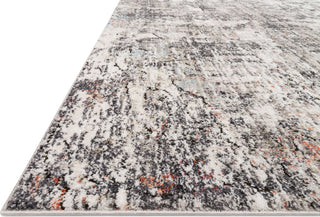 Loloi Medusa MED-01 Ivory/Granite Area Rug Round Image