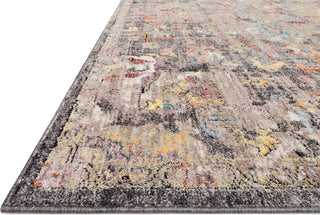 Loloi Medusa MED-06 Charcoal/Fiesta Area Rug Round Image