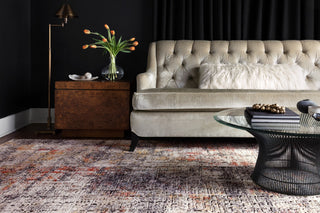 Loloi Medusa MED-07 Graphite/Sunset Area Rug Lifestyle Image Feature