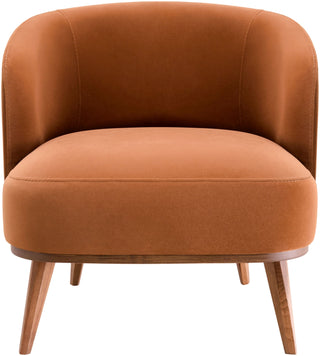 Surya Megan MEGN-001 Caramel / Dark Brown Furniture Angle