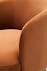 Surya Megan MEGN-001 Caramel / Dark Brown Furniture Detail