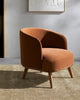 Surya Megan MEGN-001 Caramel / Dark Brown Furniture Style Shot